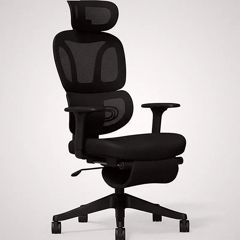 Ergonomischer Bürostuhl BS5BB-PRO, schwarz - A