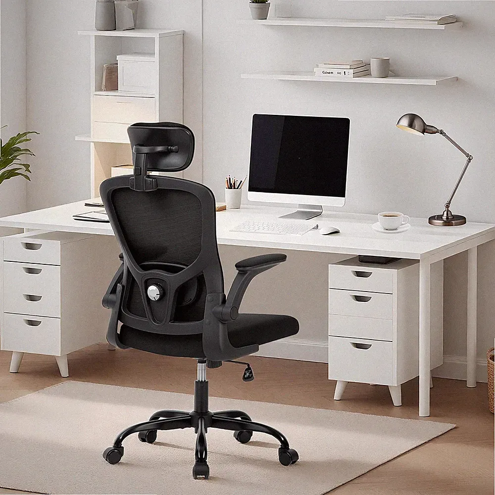 Ergonomischer Bürostuhl ergonomisch Chefsessel Schreibtischstuhl Liegefunktion