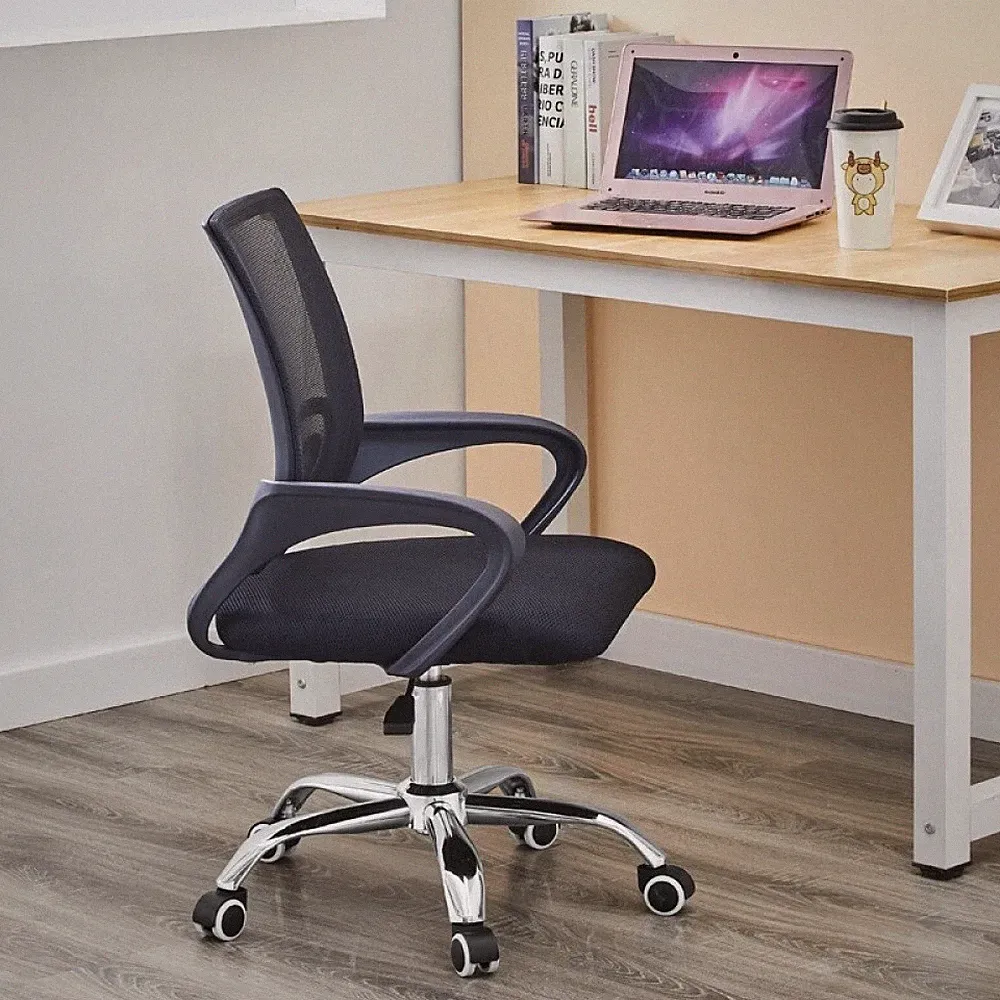 Ergonomischer Bürostuhl höhenverstellbar drehbar Netzrückenlehne Arbeitsstuhl