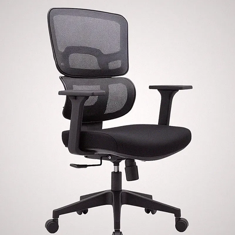Ergonomischer Bürostuhl Mesh 2D Armlehnen Gaslift Klasse 3 PU Rollen Büro Homeof