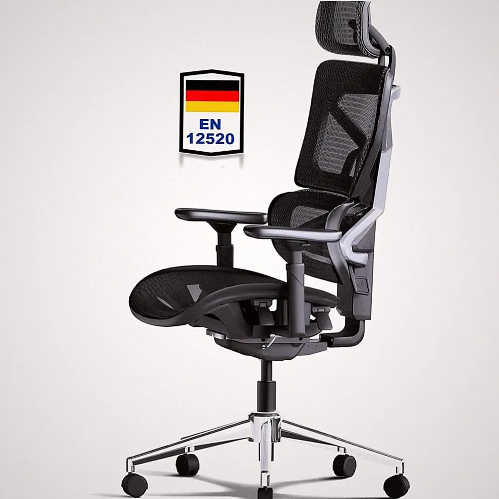 Ergonomischer Bürostuhl mit 200KG Tragkraft Selbstanpassende Rückenstütze 4D...