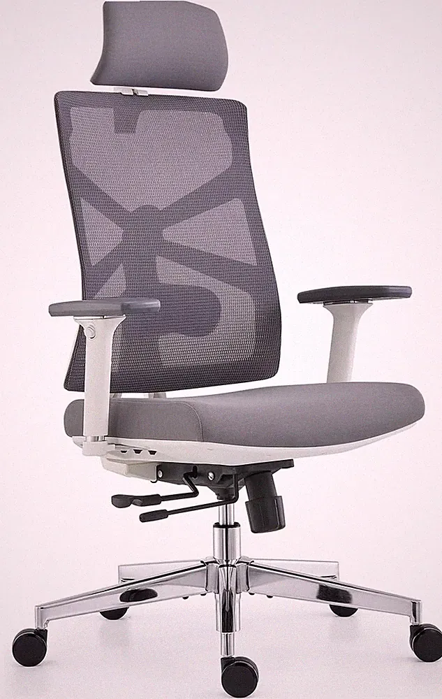 Ergonomischer Bürostuhl mit Adaptiver Rückenlehne, Schreibtischstuhl mit 4D A...