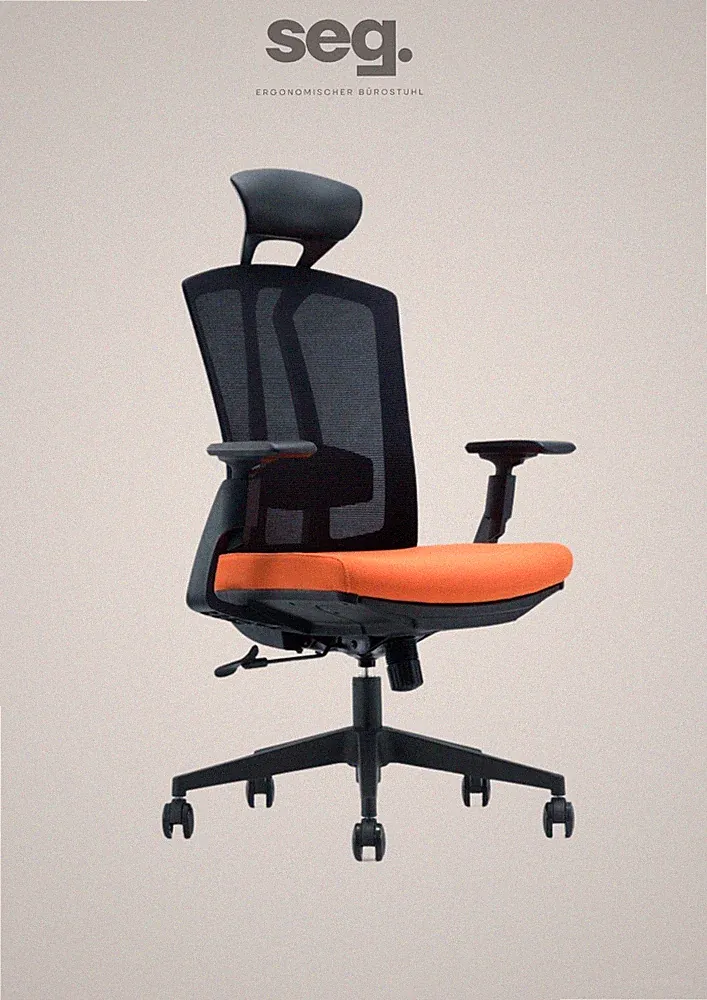 Ergonomischer Bürostuhl mit Liegefunktion