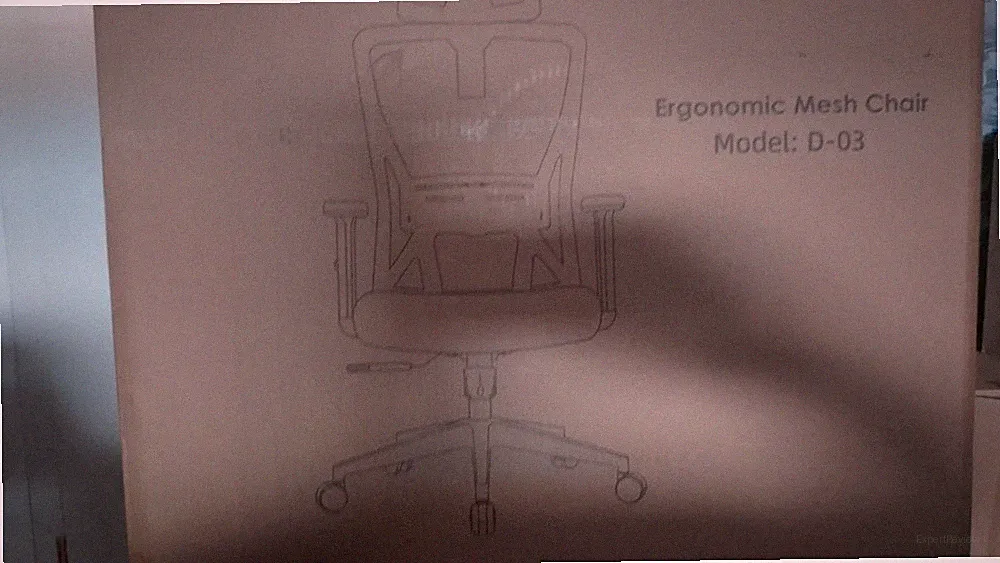 Ergonomischer Bürostuhl mit Lordosenstütze