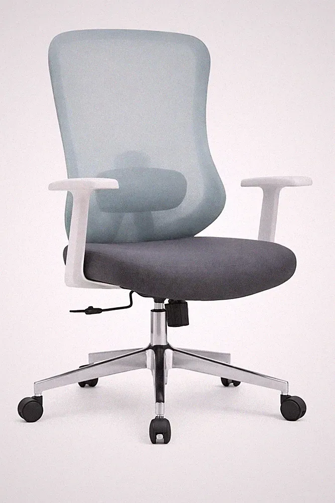 Ergonomischer Bürostuhl mit Mesh-Rückenlehne, verstellbaren Armlehnen