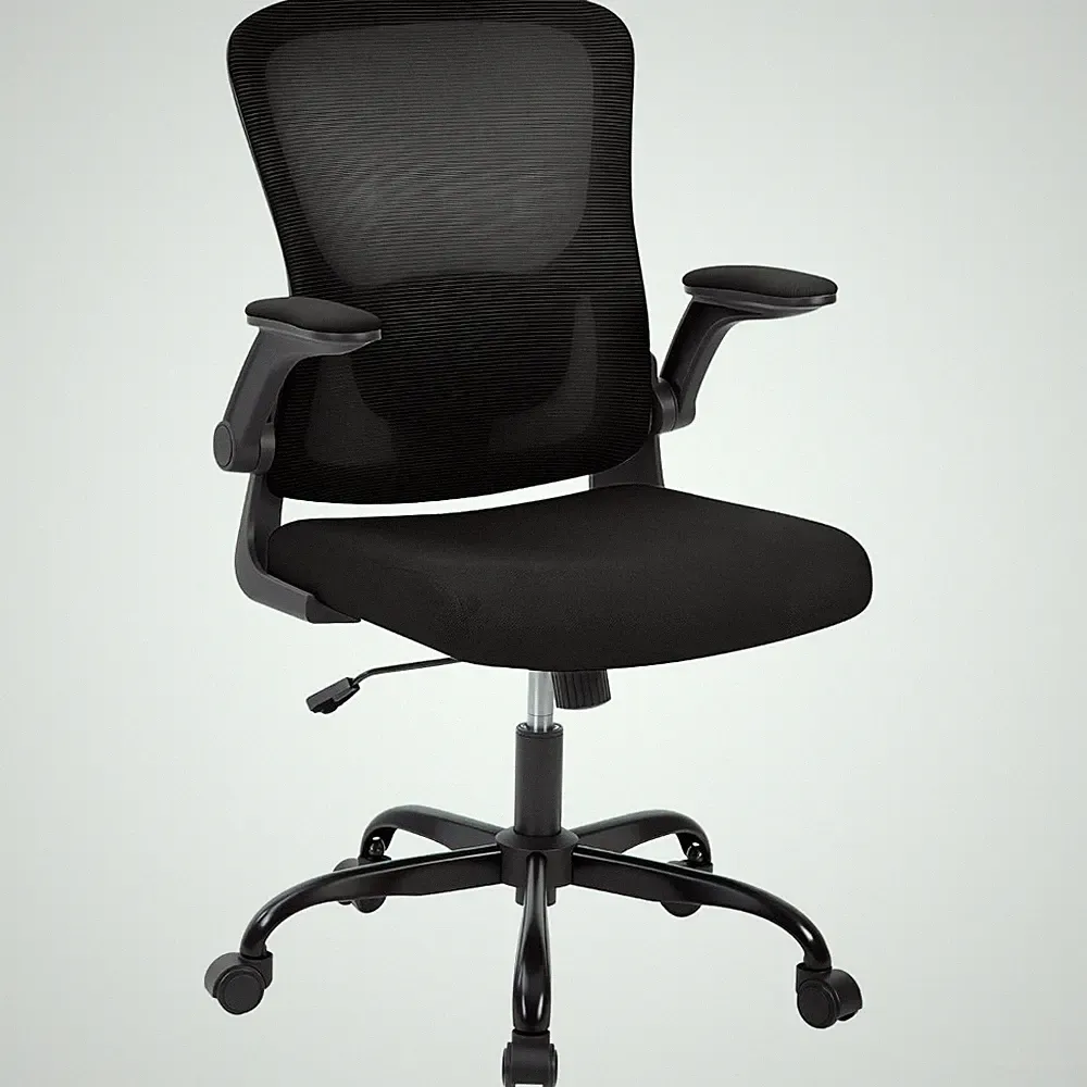 Ergonomischer Bürostuhl Mit Netzlehne & Verstellbar Kopfstütze Für Büro & Gaming