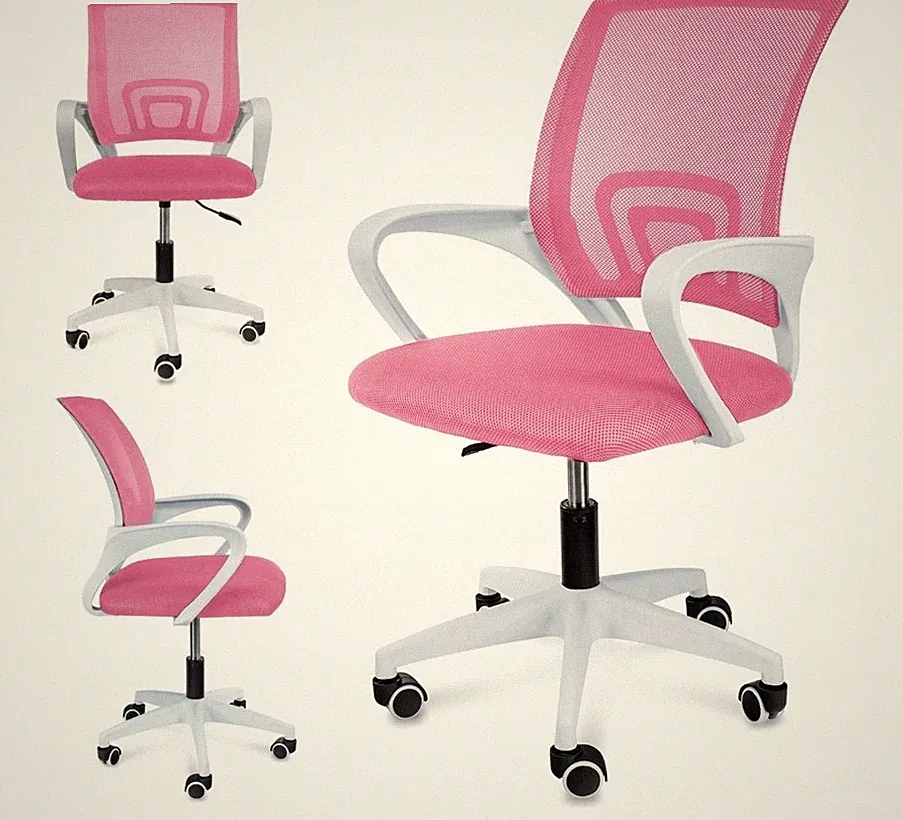 ERGONOMISCHER BÜROSTUHL mit Rollen, drehbar, für einen Schreibtisch Möbel Sessel