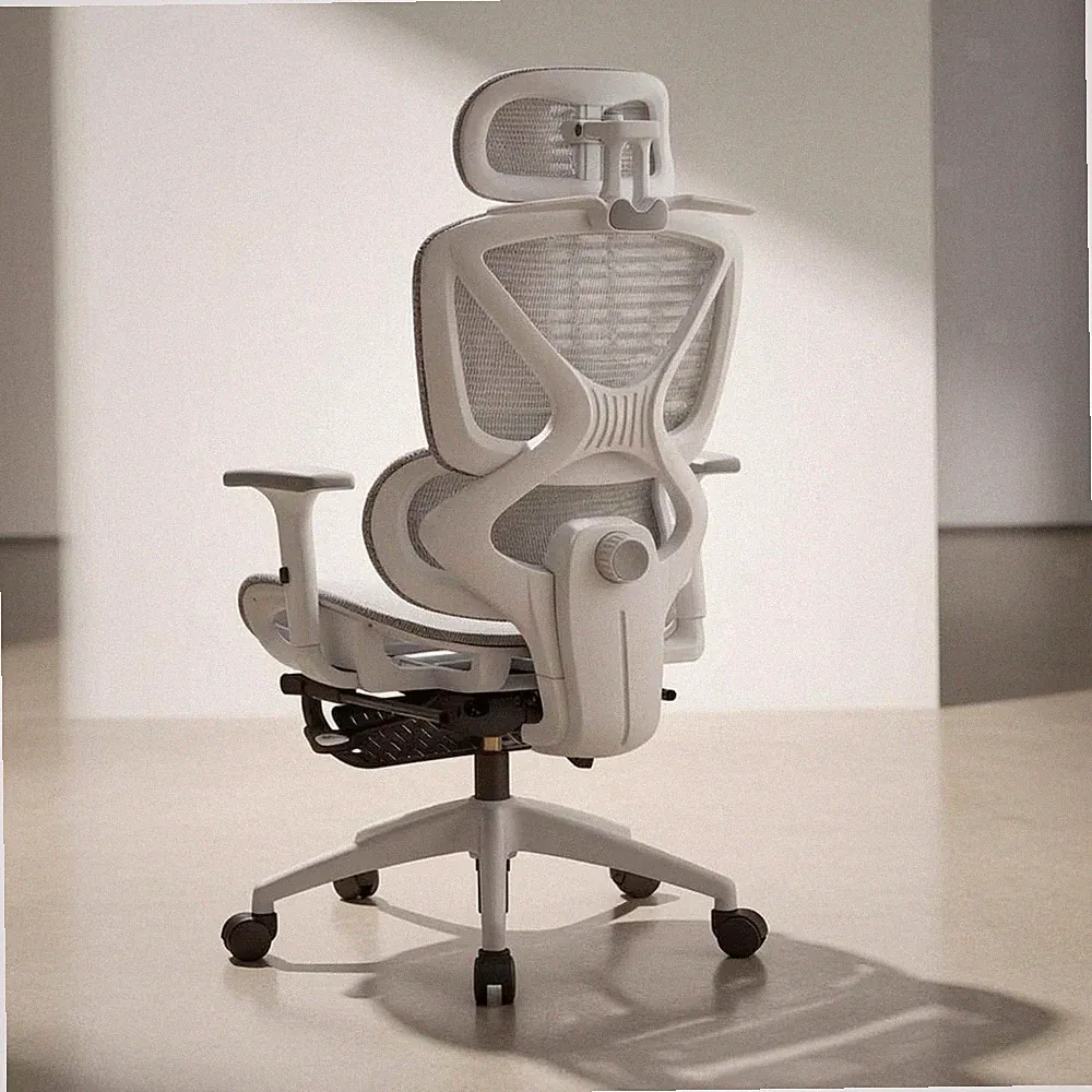 Ergonomischer Bürostuhl Mit Verstellbarer Kopfstütze Und Ergonomischer
