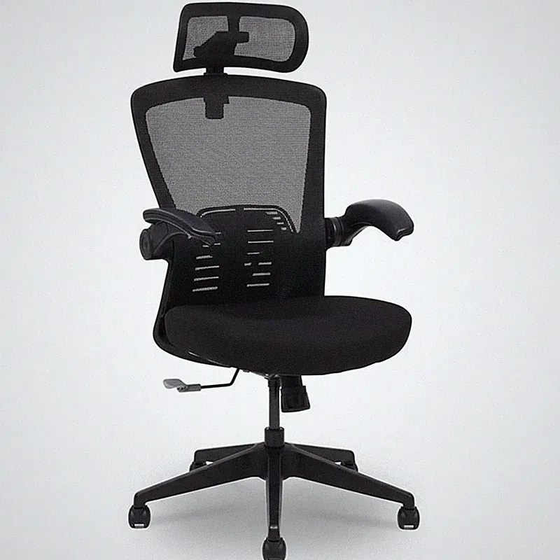 Ergonomischer Bürostuhl OC3 PRO, mit 3D-Kopfstütze, schwarz - A