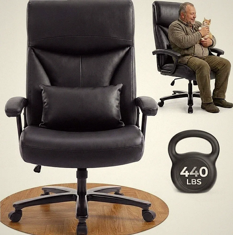 Ergonomischer Bürostuhl Schreibtischstuhl Bürosessel Drehstuhl Chefsessel 200 kg