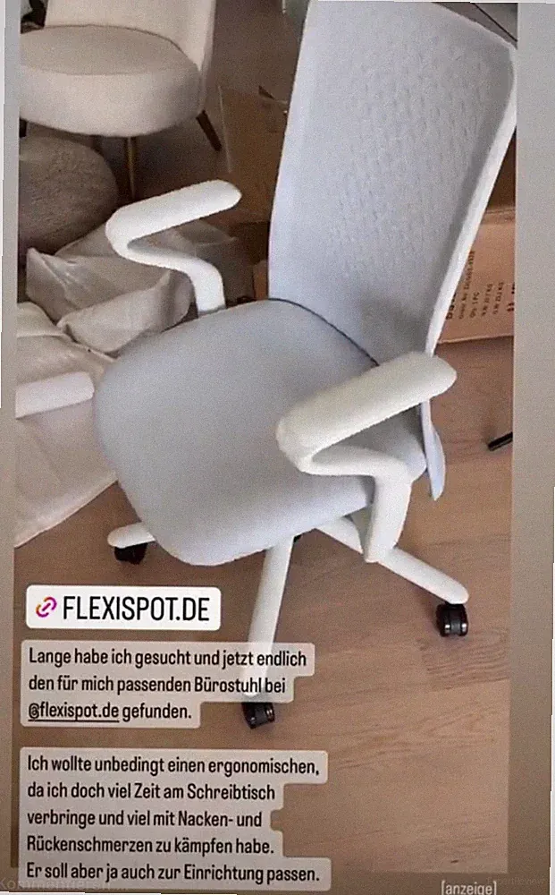 ergonomischer bürostuhl weiß Flexispot BS13