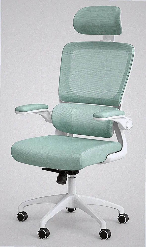 bürostuhl ergonomisch grün armlehne