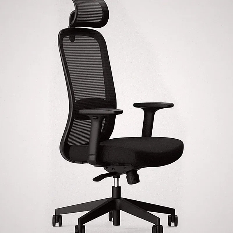 Ergonomischer Bürostuhl YZ04B, schwarz - A