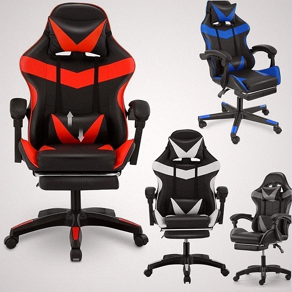 Roter Ergonomischer Bürostuhl