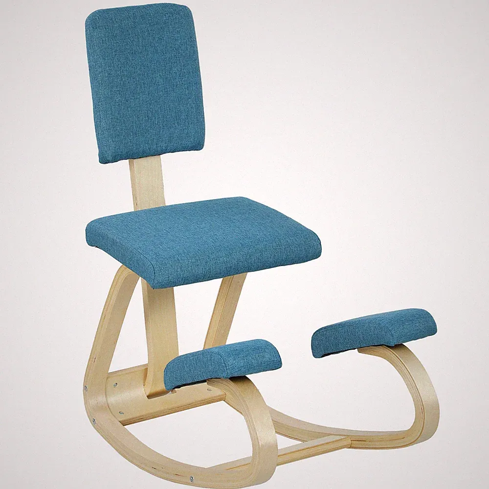 Ergonomischer Kniestuhl, Kniehocker Gesundheitsstuhl für Zuhause, Büro Blau