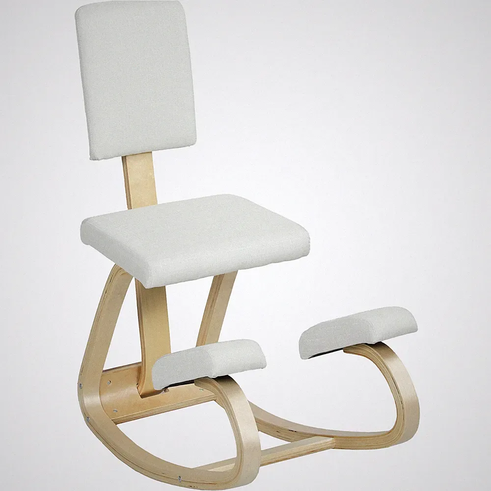 Ergonomischer Kniestuhl, Kniehocker Gesundheitsstuhl für Zuhause, Büro Creme