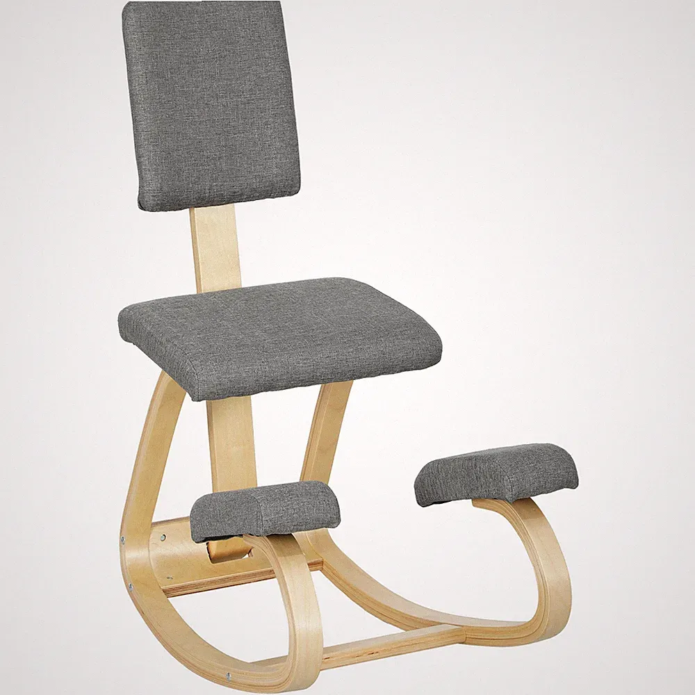 Ergonomischer Kniestuhl, Kniehocker Gesundheitsstuhl für Zuhause, Büro Grau