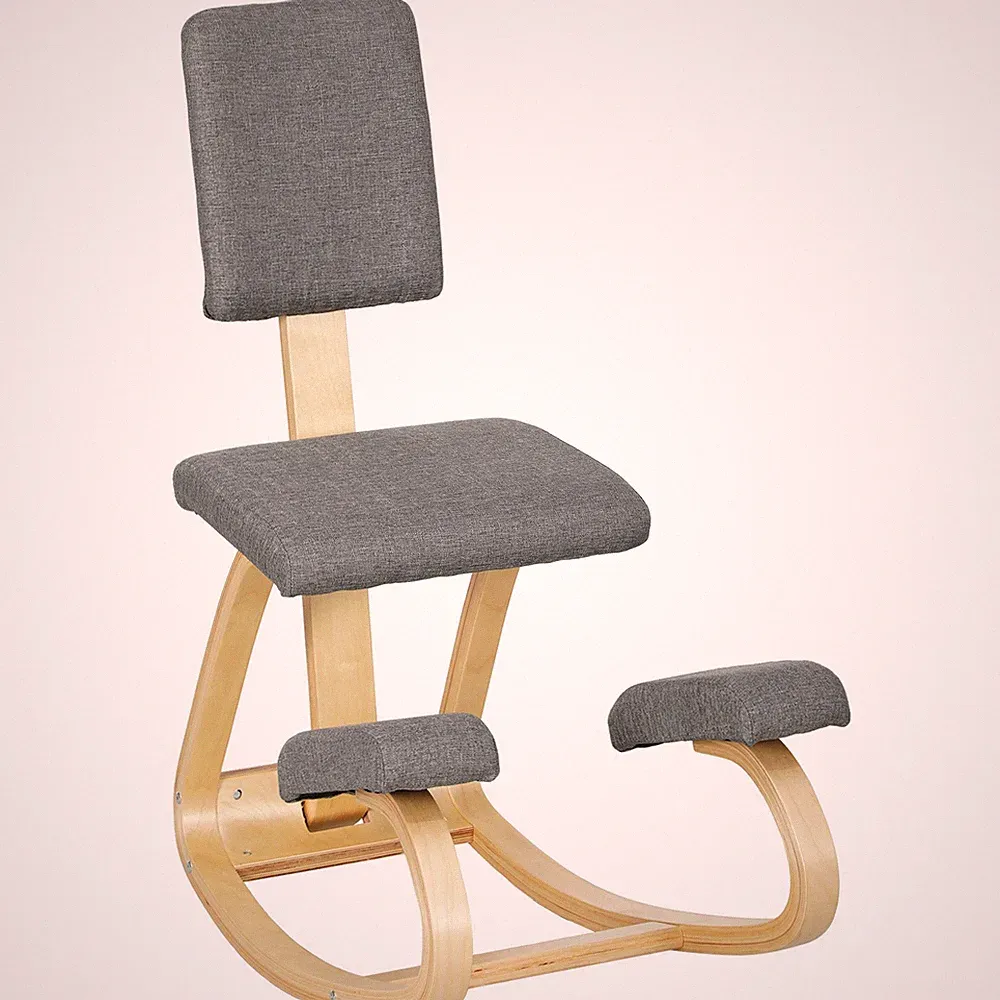 Ergonomischer Kniestuhl, Kniehocker Gesundheitsstuhl für Zuhause, Büro Grau