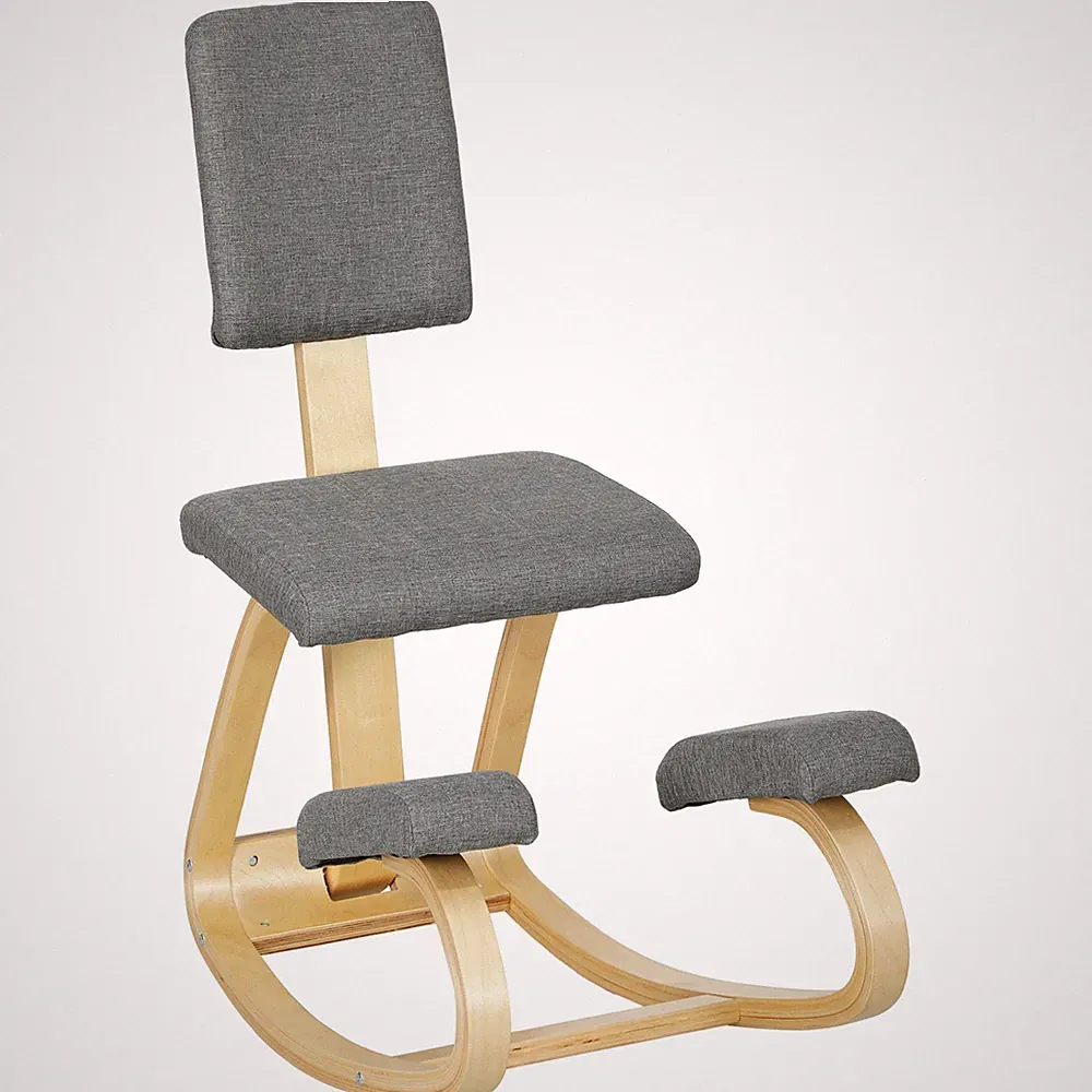 Ergonomischer Kniestuhl, Kniehocker Gesundheitsstuhl für Zuhause, Büro Grau