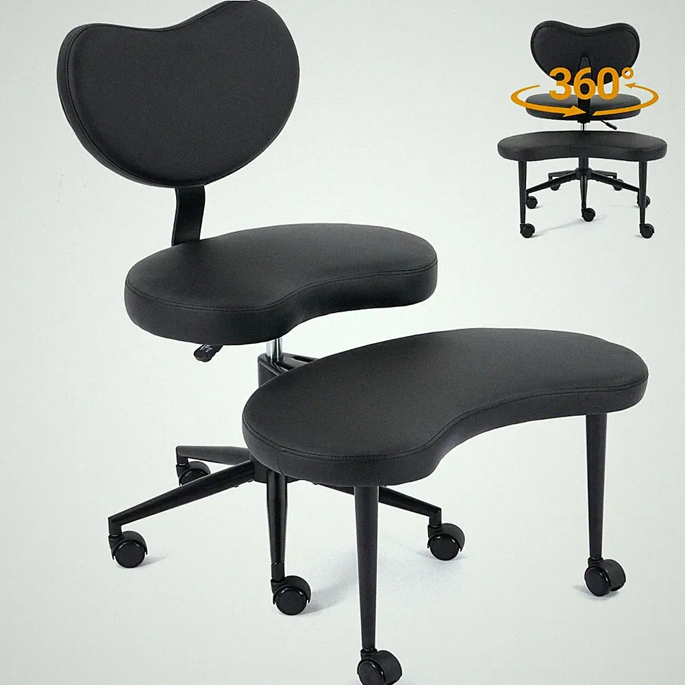 Ergonomischer Kniestuhl Meditationsstuhl, höhenverstellbarer Schneidersitz Stuhl