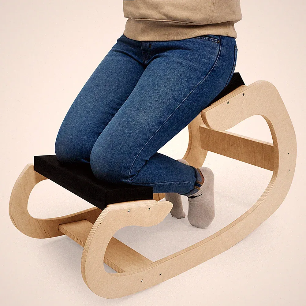 Ergonomischer Kniestuhl und Schaukelstuhl Verbessern Sie Ihre Haltung Hause/Büro