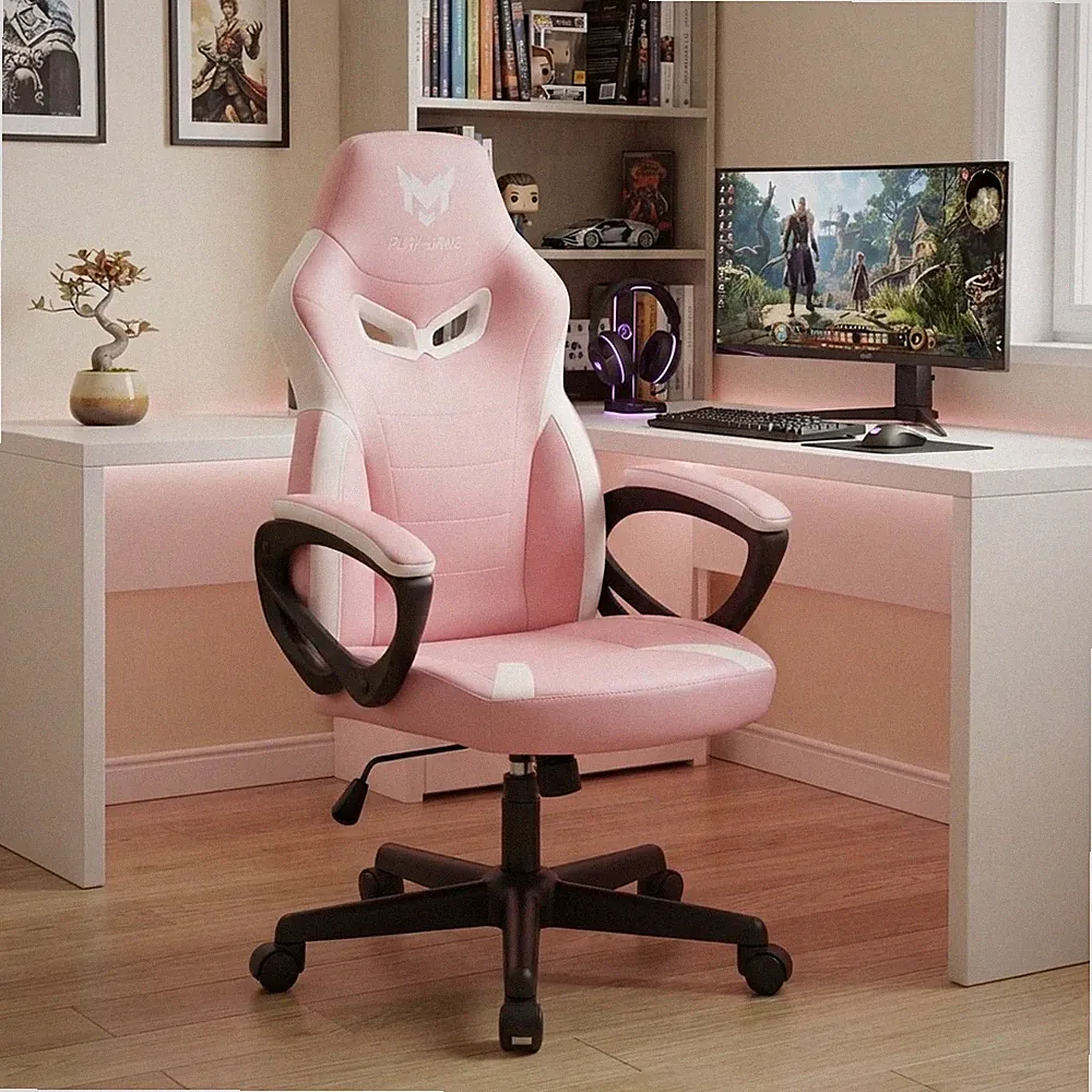 Ergonomischer Kunstlederstuhl mit verstellbarer Höhe für maximalen Komfort