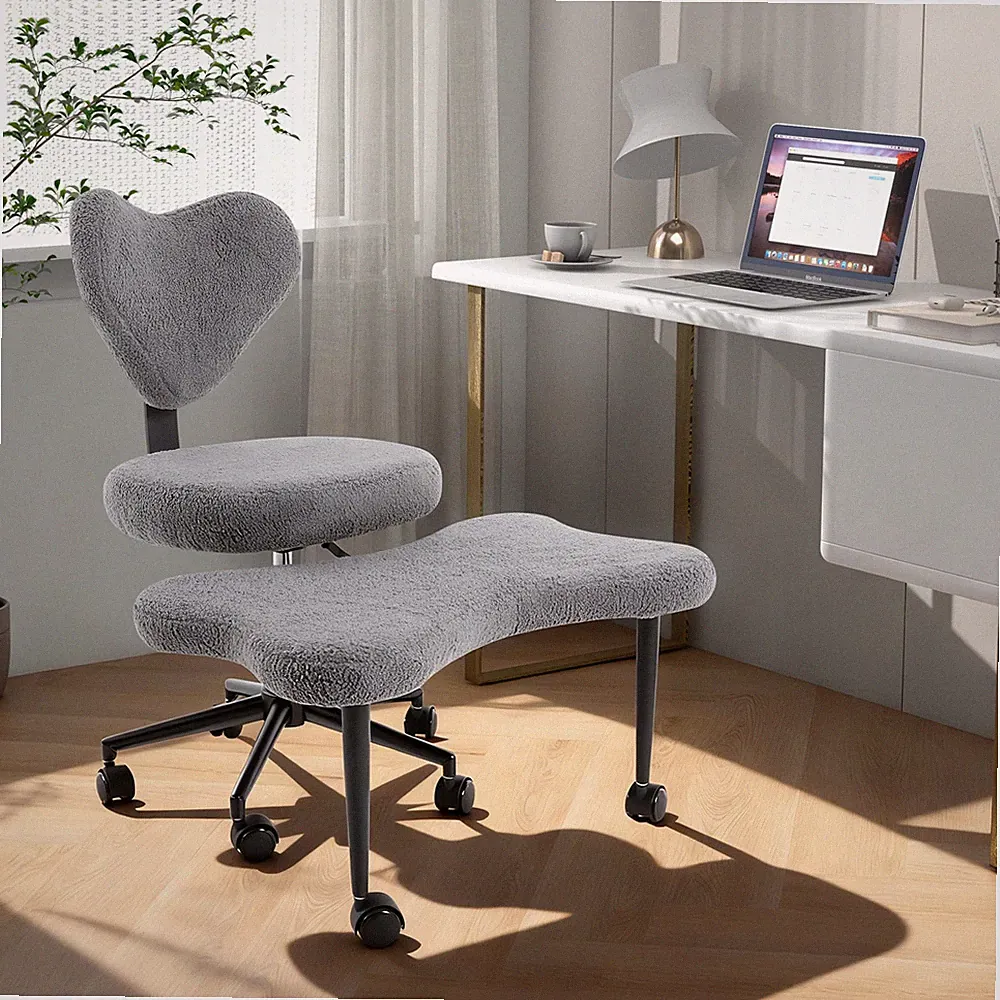 Ergonomischer Meditationsstuhl Kniestuhl Höhenverstellbarem Bürostuhl mit Rädern