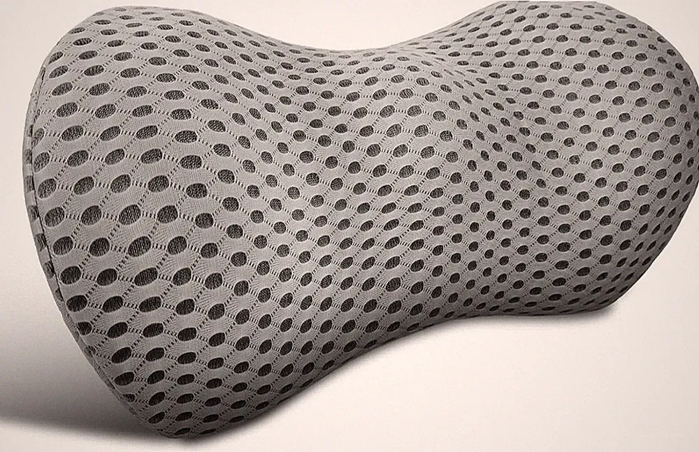 Ergonomisches Lendenwirbelstützkissen für Bürostuhl & Sofa, Memory Foam Rückenlehne