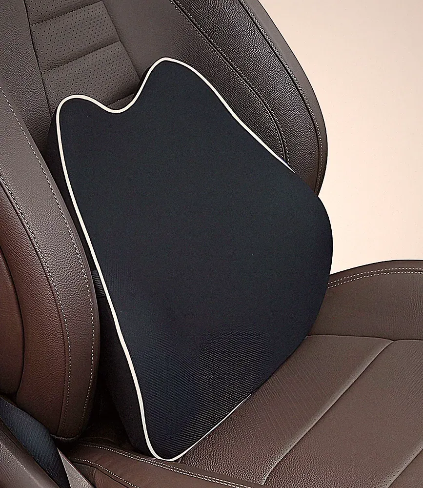 Ergonomisches Lendenwirbelstützkissen Memory Foam Schwarz-b Auto Bürostuhl
