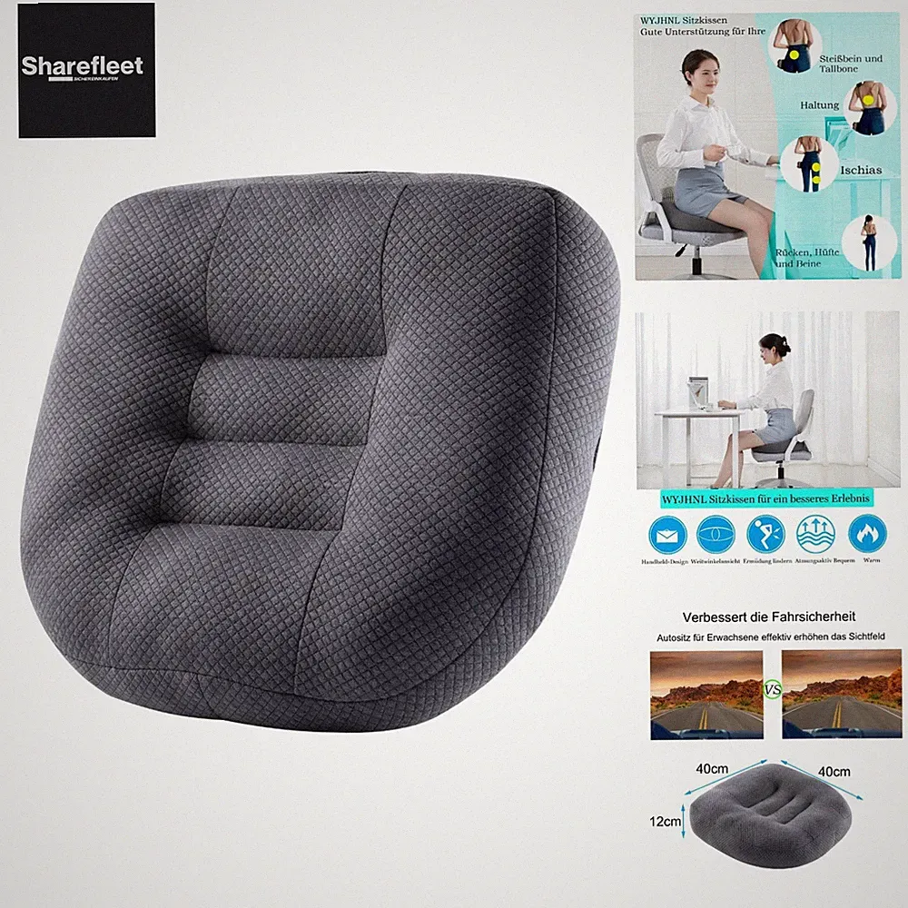 Ergonomisches/Orthopädisch Sitzkissen Kissen für Bürostuhl/Auto, Sitzauflage/...