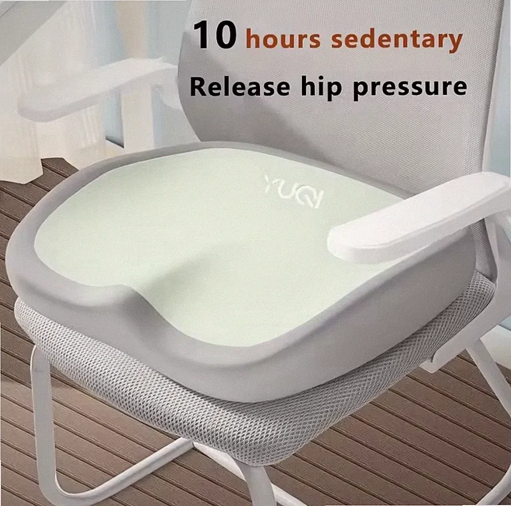 Ergonomisches Stuhlkissen aus orthopädischem Memory Foam Atmungsaktiv Auto und Büro