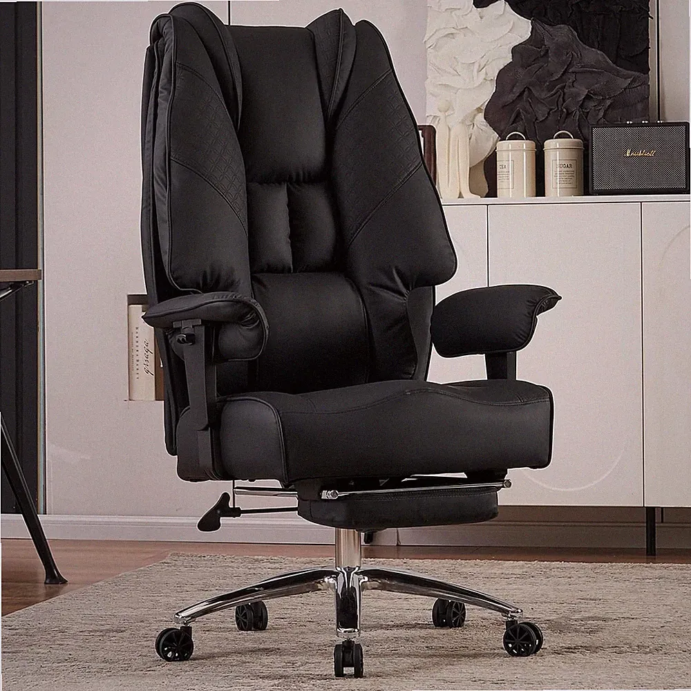 EXCEBET Chefsessel Bürostuhl XXL Ergonomisch 200Kg, Schreibtischstuhl Mit Fußstü