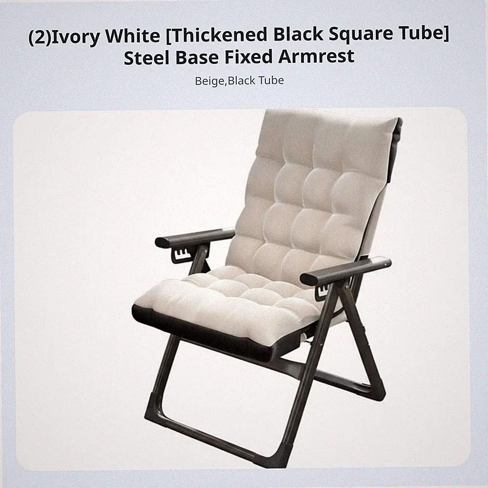 Faltbarer Nap Chair Ergonomisches Design Gepolsterte Klappliege Keine Montage erforderlich