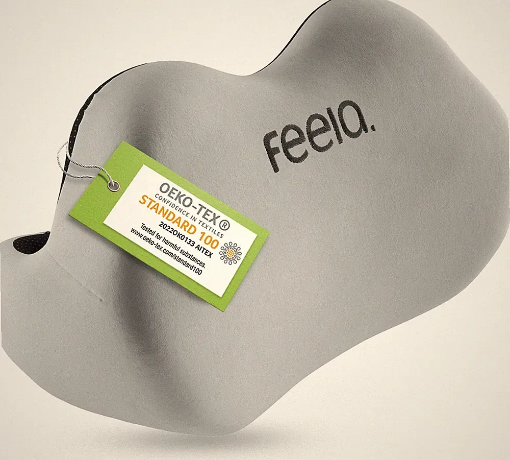 feela.® Ergonomisches Rückenkissen für Bürostuhl und mehr Komfort