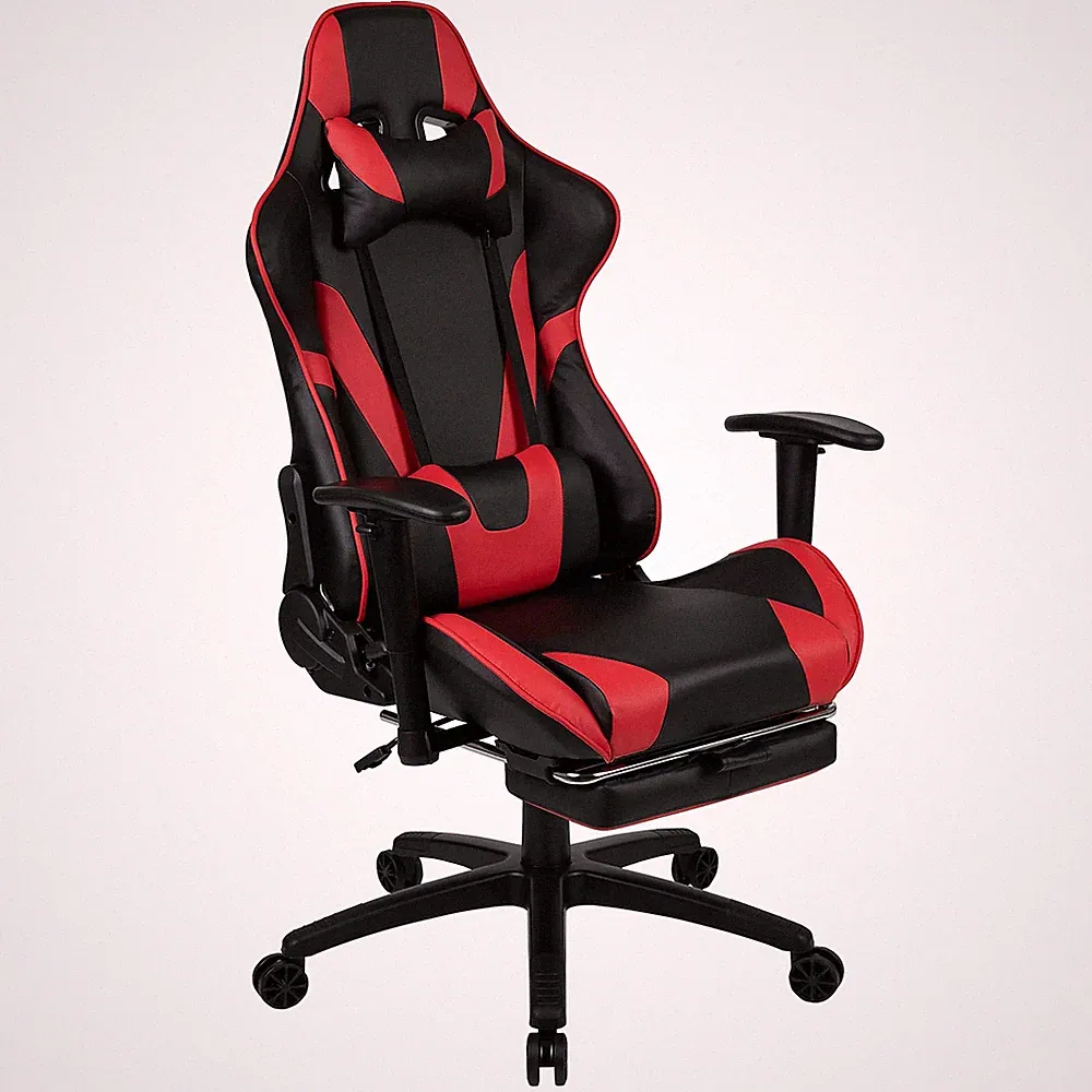 Flash Furniture X30 Gaming Stuhl, ergonomischer Bürostuhl für PC und Gaming