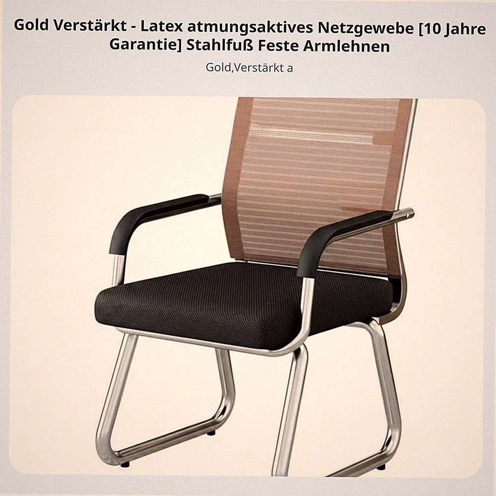 Freischwinger mit Netzrückenlehne Ergonomisch Bürostuhl Ergonomisches Design