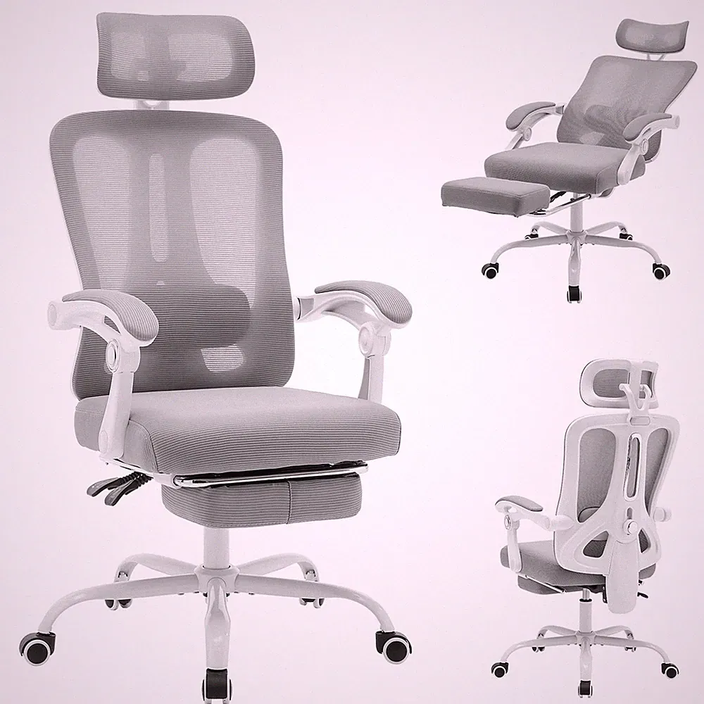 Gaming Stuhl Atmungsaktive Bürostuhl Ergonomisch Computerstuhl Höhenverstellbar