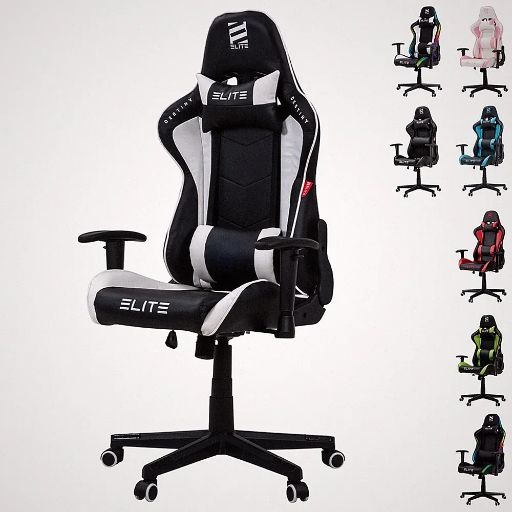 Gaming Stuhl Ergonomisch Bürostuhl Schreibtischstuhl Racing Gaming-Chair RGB