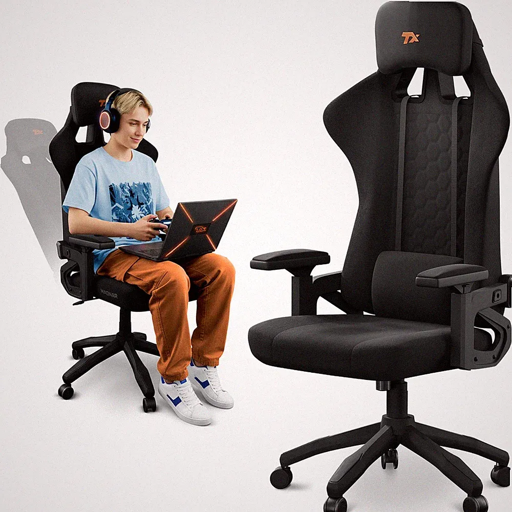 Gaming Stuhl Ergonomischer Büro Schreibtischstuhl Drehstuhl Gamer Sessel MAGNAR