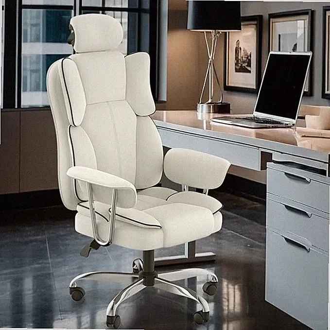 Gaming Stuhl Ergonomischer Bürostuhl Chefsessel mit Lenden und Kopfkissen Sessel