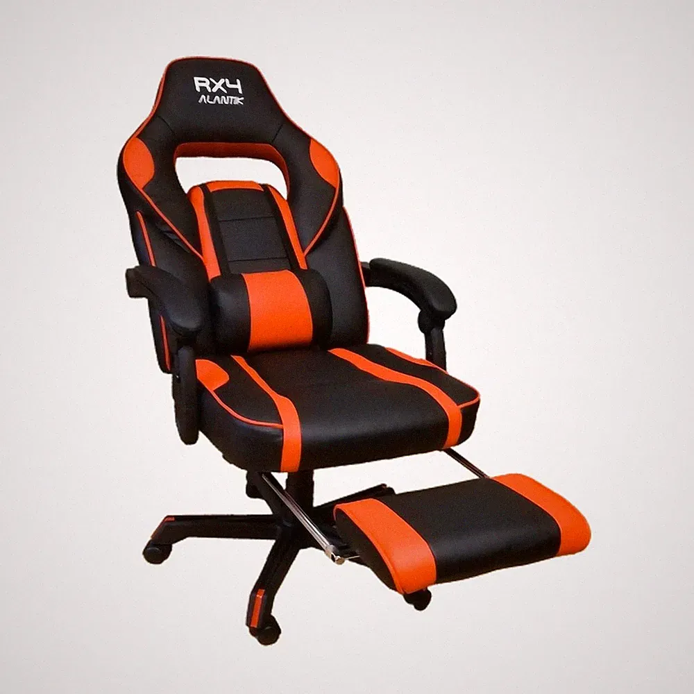 Gaming Stuhl Ergonomischer Verstellbarer Bürostuhl Mit Rollen Rot