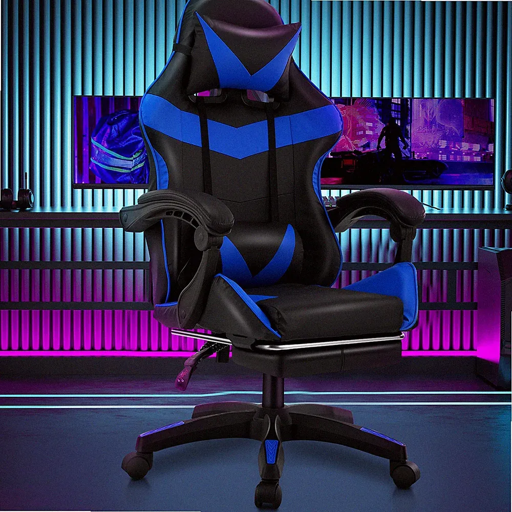 Gaming Stuhl Gamer Sessel Schreibtischstuhl Drehstuhl Chefsessel Bürostuhl 150KG