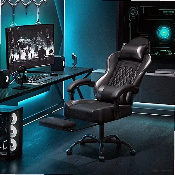 Gaming Stuhl Massagefunktion Ergonomischer PC-Stuhl Computerstuhl Arbeitsstuhl