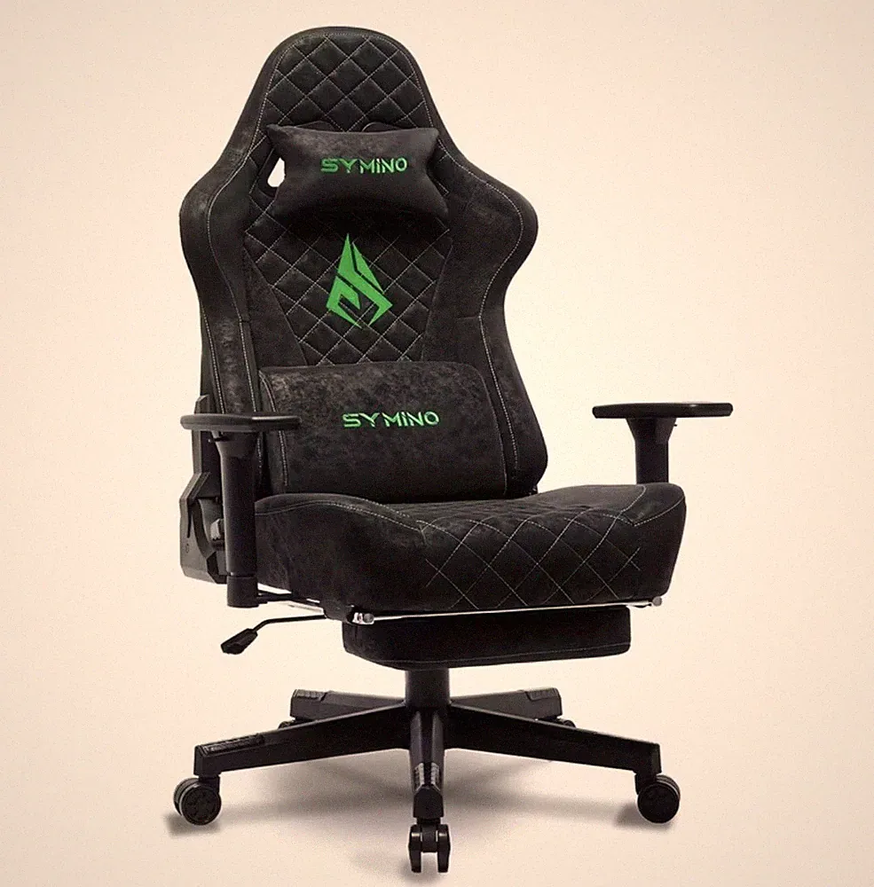 bürostuhl ergonomisch leder schwarz