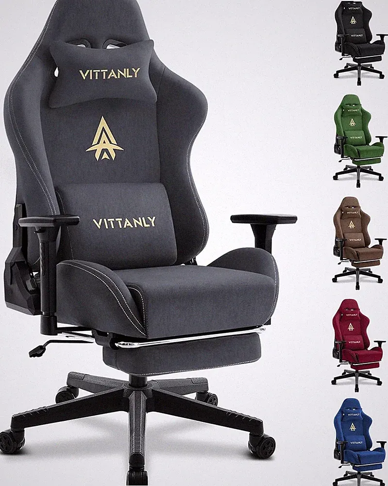 Gaming-Stuhl Wildlederimitat Ergonomisch Verstellbar 90-155° für Herren