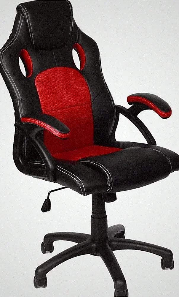 Gamingsessel Bürostuhl Schreibtischstuhl Chefsessel Bürostuhl Ergonomisch Rot
