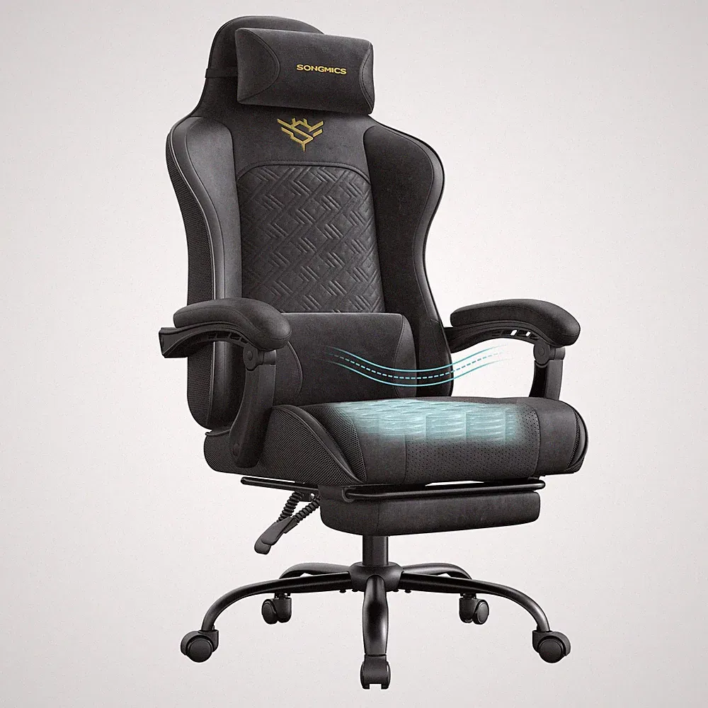 GamingStuhl, Bürostuhl, Schreibtischstuhl, ergonomischer GamingSessel, Sitzki...