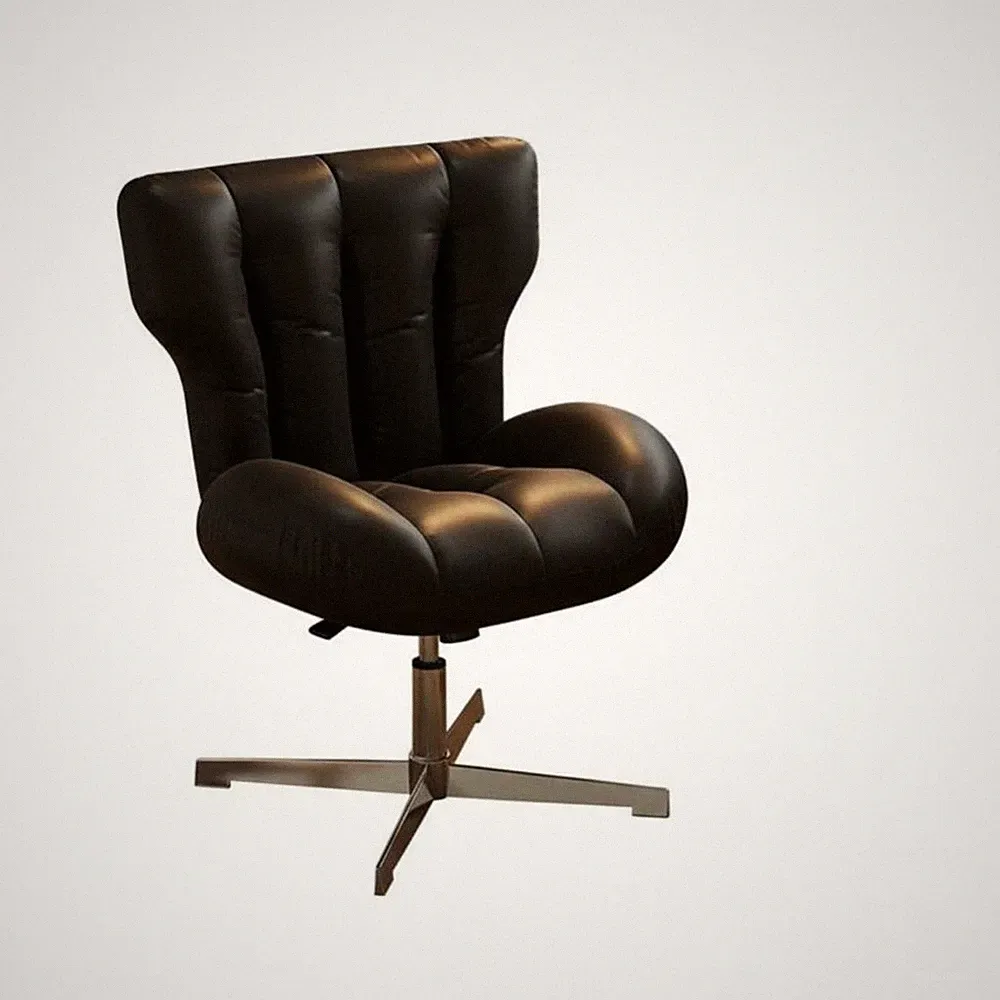Gepolsterter Muschelsessel Gepolstert Bürostuhl Ergonomisches Design für