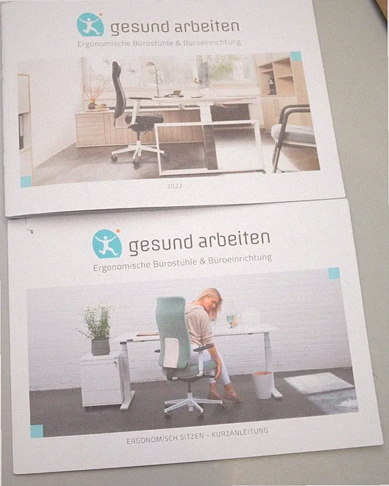 Gesund Arbeiten MOTION Plus Ergonomischer Bürodrehstuhl mit 3D Armlehnen Schwarz