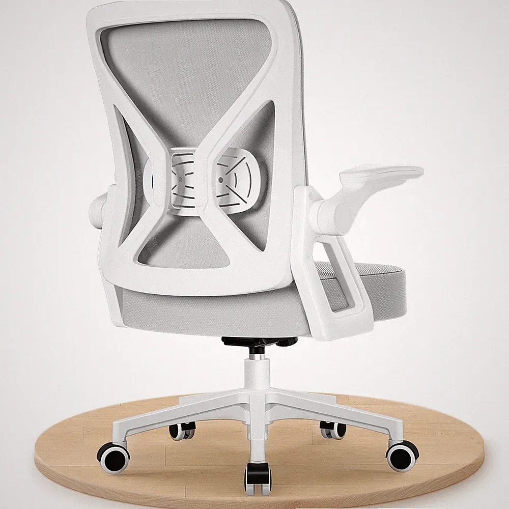 GTIMEX Ergonomischer Bürostuhl Netzstuhl Drehstuhl Grau 125° Wippfunktion 150kg